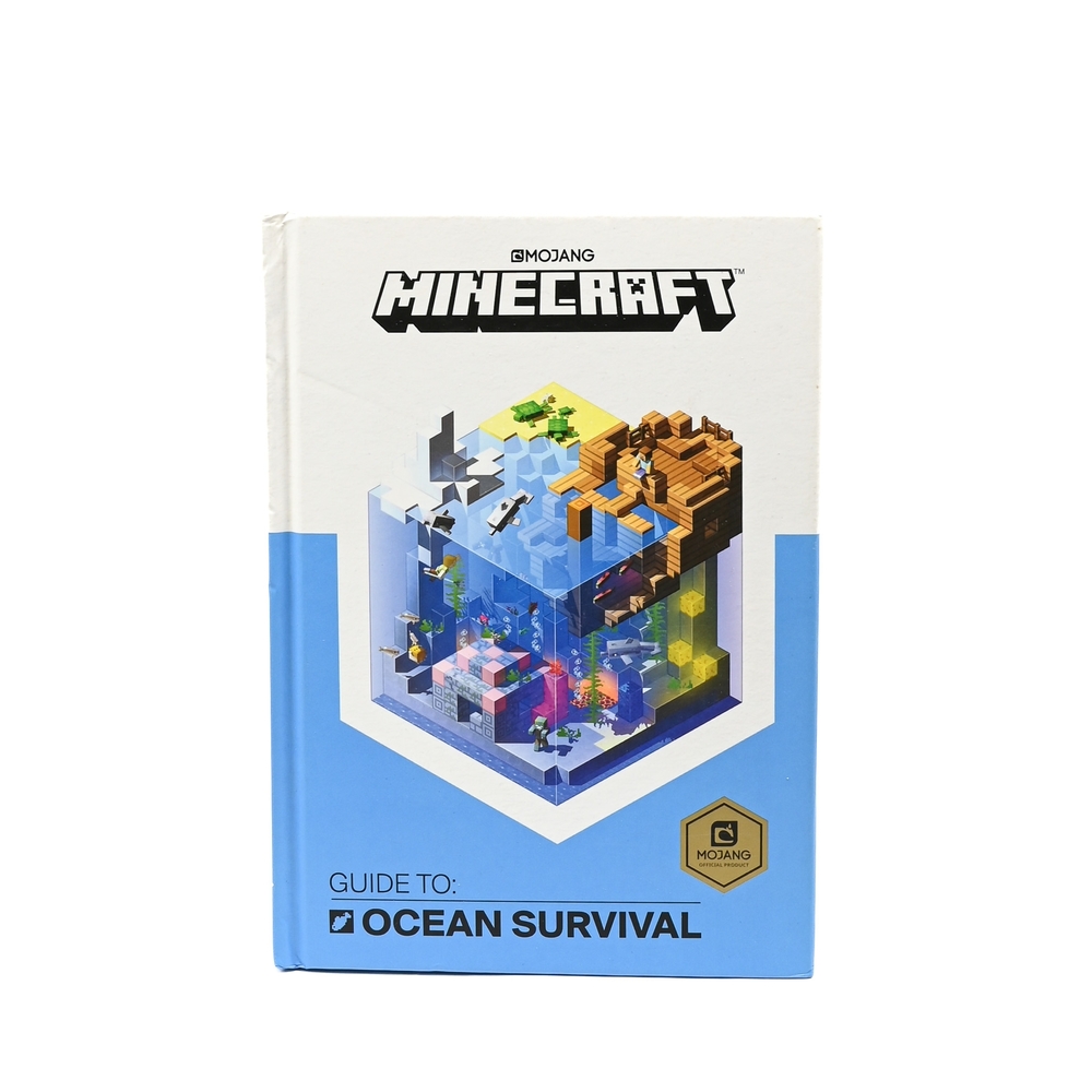 Minecraft Ocean Survival Guide Book - Blue Cover
